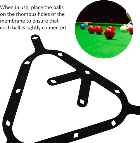8/9/10 Ball Billiard Pendulum Sticker Set, 6Pcs Film Paper, Black & White, Speedy and Durable in Saudi Arabia