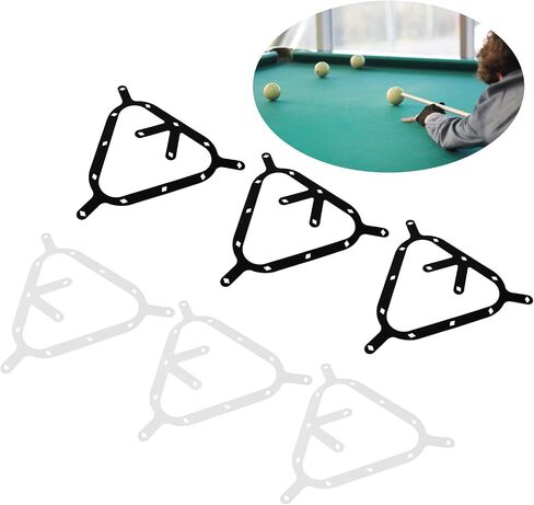 8/9/10 Ball Billiard Pendulum Sticker Set, 6Pcs Film Paper, Black & White, Speedy and Durable in Saudi Arabia