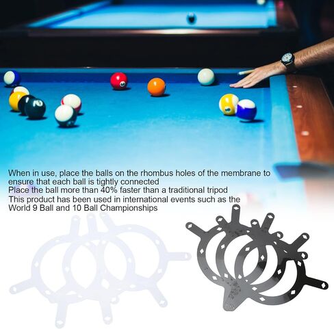 ملصق Pendulum Billiard ، ورقة أفلام 6pcs تم تعيينها في وضع الكرة 9/10 ، بالأبيض والأسود ، المحترف والمتين in Saudi Arabia