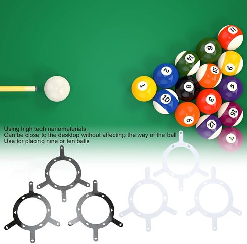 ملصق Pendulum Billiard ، ورقة أفلام 6pcs تم تعيينها في وضع الكرة 9/10 ، بالأبيض والأسود ، المحترف والمتين in Saudi Arabia