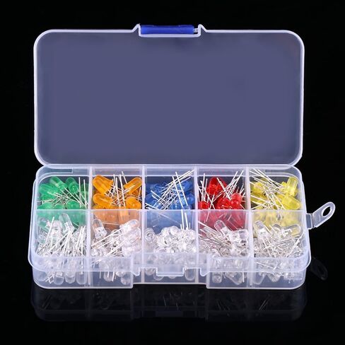 200pcs 5mm LED LED SHITTING DIODES مجموعة متنوعة ، مريحة ل DIY وإصلاح المنازل والمكاتب والصناعة معدات وأجهزة in Saudi Arabia