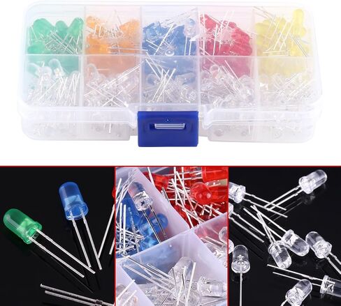 200pcs 5mm LED LED SHITTING DIODES مجموعة متنوعة ، مريحة ل DIY وإصلاح المنازل والمكاتب والصناعة معدات وأجهزة in Saudi Arabia