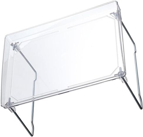 Tissting 2Pcs 31cm/12.2in Clear Acrylic Cabinet Shelf, Foldable Cabinet Storage Shelf Rack, Stackable Kitchen Counter Shelf Rack, Kitchen Counter Shelves for Counter Cabinet Pantry in Saudi Arabia