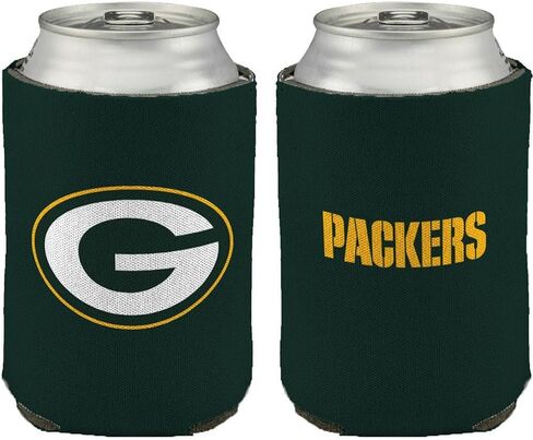 The Memory Company | Licensed NCAA Team Color Logo Can Insulator Sleeve Holder Coozie, Green Bay Packers in Saudi Arabia