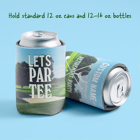 المخصصات المخصصة للجولف يمكن للموارد-تصميم "Let's par-tee"-أكمام مشروبات مخصصة لنزهات الجولف والبطولات وحفلات البكالوريوس-تتناسب مع العلب والزجاجات من 12 إلى 16 أوقية-من 12-بواسطة Victorystore in Saudi Arabia