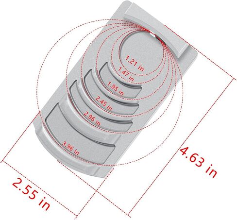 أداة Deburring Deburring 6 في 1 من 1-1/4 "إلى 4" ، أداة الشريط المصنوعة من الألومنيوم مع شفرة شحنة ، | حواف شطبة ومذيبات 15 درجة للسباكة المحترفين لأنابيب PVC/CPVC/ABS in Saudi Arabia