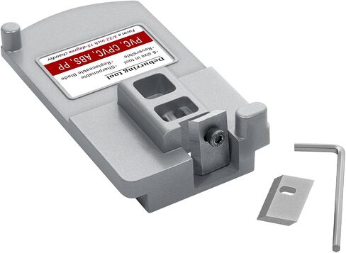 أداة Deburring Deburring 6 في 1 من 1-1/4 "إلى 4" ، أداة الشريط المصنوعة من الألومنيوم مع شفرة شحنة ، | حواف شطبة ومذيبات 15 درجة للسباكة المحترفين لأنابيب PVC/CPVC/ABS in Saudi Arabia