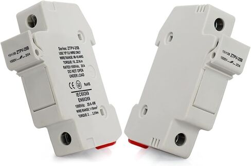 5sets PV Solar Fuse 20A 1000V DC Fusible 10x38 GPV ، مع حامل الصمامات لحماية النظام الشمسي in Saudi Arabia