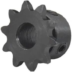 Tooth Roller Chain Sprocket 1Pcs 04C Chain Gear 45# Steel 9T/10T Teeth Large Step Industrial Sprocket Wheel(9 Teeth,8mm) in Saudi Arabia