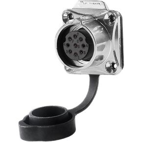 موصل LP-20 Full Metal 9-Pin Mechanical Mechanical Signal Signal Socket (رأس الذكور) in Saudi Arabia
