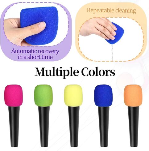 10 PCS MICROPHONE FOAM COVERS MICROPHONE COVER COVER COVERS FOR MICROPHONER in Saudi Arabia