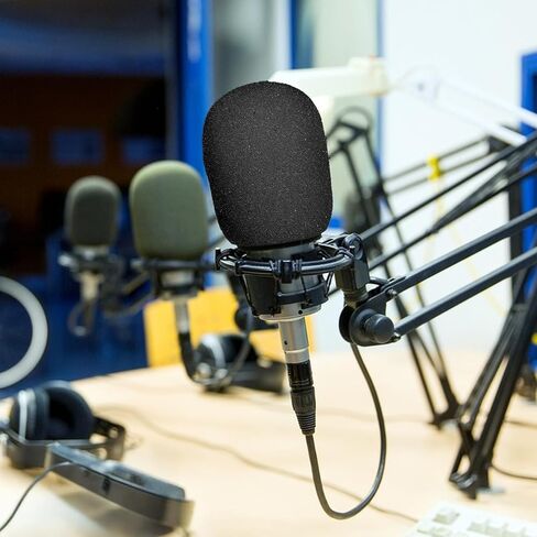 10 PCS MICROPHONE FOAM COVERS MICROPHONE COVER COVER COVERS FOR MICROPHONER in Saudi Arabia