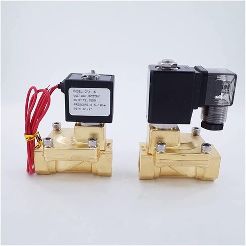 2Way Pilot Diaphragm Water Brass Solenoid Valve 3/8 1/2 3/4 Inv 110VAC 10/15/20mm 10bar Valve N/C in Saudi Arabia