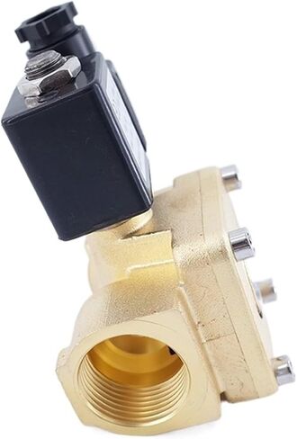 0927000 0927100 0927200 1.6Mpa Normal Close 2 Way Diaphragm Brass Electric 1/4 3/8 1/2 Inch Water Solenoid Valve 1Pcs(Ac220v-nbr Seal,3/8 Inch) in Saudi Arabia