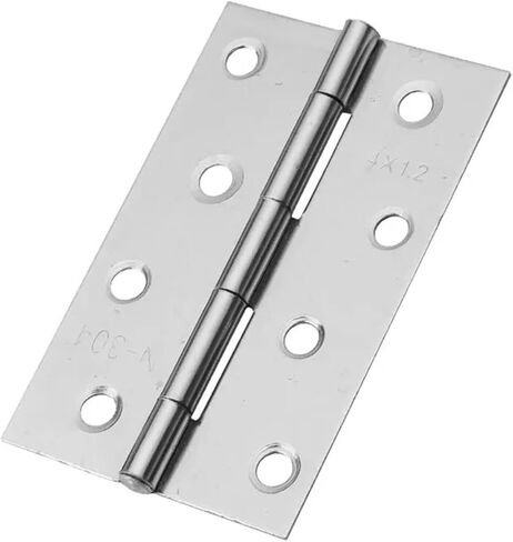 1-4inch Butt Door Stainless Steel Folding Cabinet Hinges Flat 2Pcs(3inch 2pcs) in Kuwait