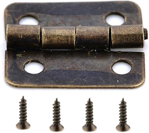 Antique Bronze Gold Decoration Door Hinges Hardware 20Pcs ﻿(Gold) in Kuwait