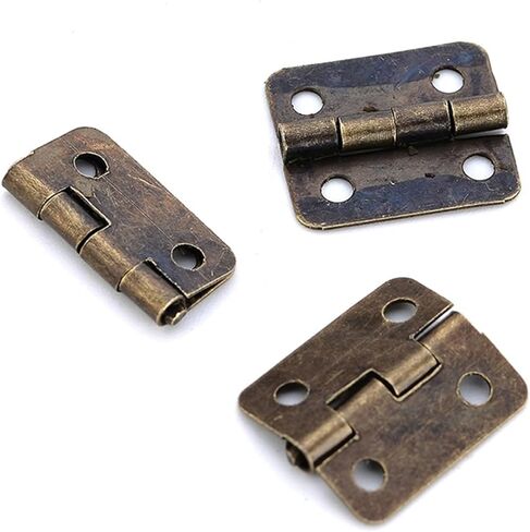 Antique Bronze Gold Decoration Door Hinges Hardware 20Pcs ﻿(Gold) in Kuwait