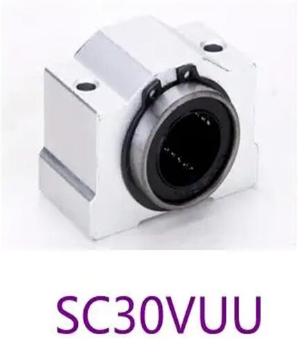 مربع الألومنيوم شريط منزلق SCV30 UU محمل (3pcs SC30VUU) in Saudi Arabia