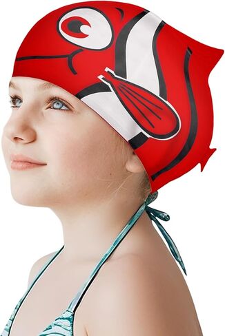 سبع سبع قبعة قبعة السباحة السيليكون لطفل القبع in Kuwait