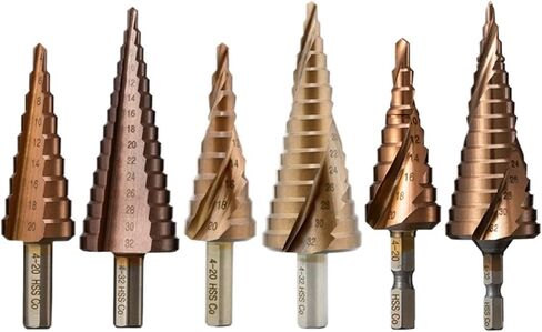 M35 Spiral Straight Grooved Triangle Hex Quick Change 1Pcs(4-20mm(9 Steps)) in Saudi Arabia