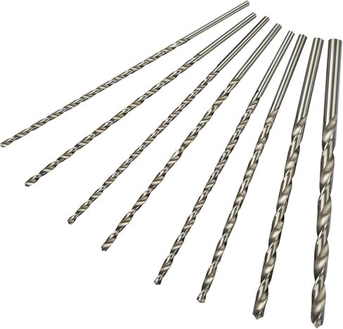1mm-13mm Long Drill Bits Twist Bit (1/1.5/2/3/3.2/3.5/4/4.5/5/5.5/6/6.5/7/8/9/10/11/12/13mm) 5Pcs(6x139mm 5pc) in Saudi Arabia