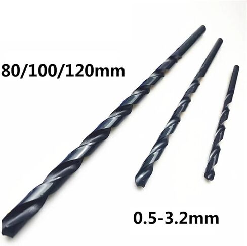1.2mm-3.2mm أسود 80/100/120 مم بتات تويست تويست بيتس 1pcs (2x120mm 10pc) in Saudi Arabia