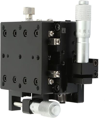 Manual XY L Stage, SEMY60AS Micrometer Slide Table Trimming Meter Roller Industrial Scientific Cross Linear 60 40mm 2.4 X 1.6in in Saudi Arabia