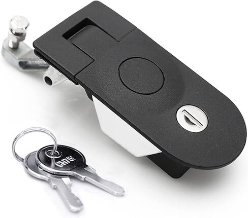 Compression Latch Lock Flush Mount Cabinet Lock Zinc Alloy RV Door Lock Lever Hand Operated Compression Latches Hardware 1Pcs (Color : Chrome) in Saudi Arabia