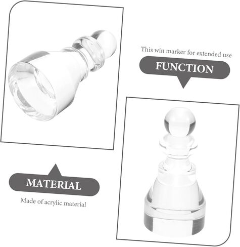 علامة الفوز الأكريليك لألعاب البوكر تصميم شفاف لسهولة رؤية الرؤية المقاومة للعجلة in Kuwait