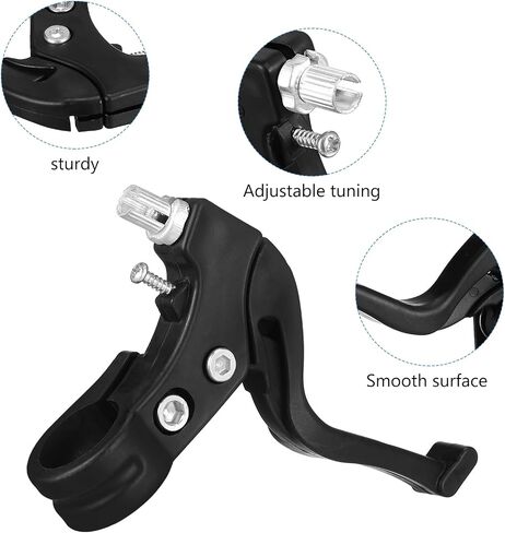 HANABASS Kids Bike Brake Levers - Universal Mini Bicycle Brake Kit for Mountain Bikes, Replacement Black Handles for Children's Bicycles in Saudi Arabia