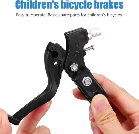 HANABASS Kids Bike Brake Levers - Universal Mini Bicycle Brake Kit for Mountain Bikes, Replacement Black Handles for Children's Bicycles in Saudi Arabia