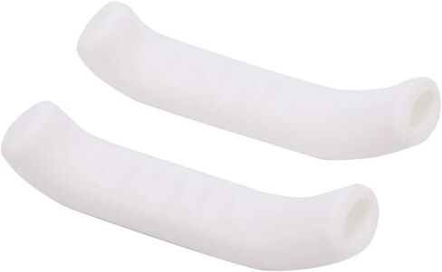 VGEBY 2Pcs Brake Lever Cover Handle Sleeve Silicone Fixed Gear Good for Mountain & Road Bike(White) and Spare Parts Parts Parts Parts in Saudi Arabia