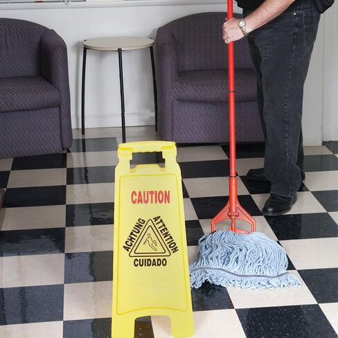 6 حزمة MOP HEAD استبدال تجاري للقطن الثقيل الأزرق MOP Heads استبدال القابلة لإعادة الاستخدام حلقة نهاية end end mop إعادة ملء للاستخدام السكني الصناعي in Kuwait