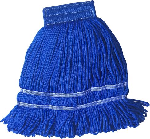 Royal Blue Kentucky Mop Head Replacement for Heavy-Duty Commercial and Industrial Cleaning, Loop-End – Lint-Free – Quick-Drying – Fits Clamp & Jaw Handles in Saudi Arabia