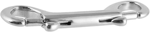 316 من الفولاذ المقاوم للصدأ 115mm نهاية الترباس المفاجئة الخطاف البحري الدرجة المزدوجة اللقطات الغوص مقاطع مفتاح وسلاسل الحيوانات الأليفة (3pcs) in Kuwait