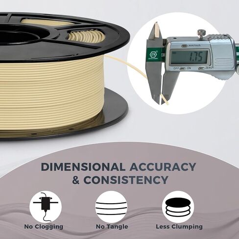iSANMATE Matte PLA Filament 1.75mm Beige PLA 30-300mm/s 3D Printer Filament 1kg (2.2lbs) for Bambu Lab 3D Printers,AMS,AMSLite in Kuwait