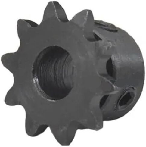Tooth Roller Chain Sprocket 1Pcs 04C Chain Gear 45# Steel 9T/10T Teeth Large Step Industrial Sprocket Wheel(9 Teeth,8mm) in Saudi Arabia