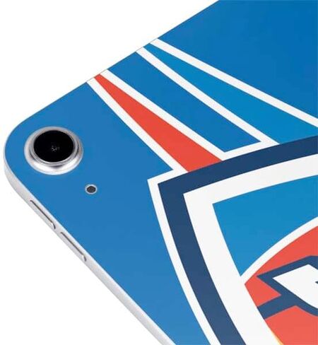 Skinit Skinit Tablet Skin Compatible مع iPad 11th Gen (2025) - تصميم NBA Oklahoma City Thunder Dark Rust. in Kuwait