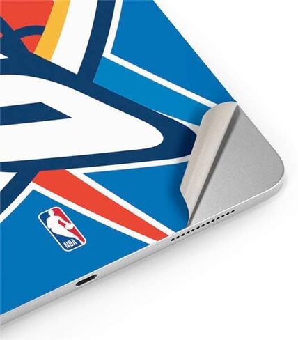 Skinit Skinit Tablet Skin Compatible مع iPad 11th Gen (2025) - تصميم NBA Oklahoma City Thunder Dark Rust. in Kuwait