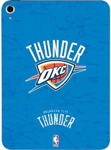 Skinit Skinit Tablet Skin Compatible مع iPad 11th Gen (2025) - تصميم NBA Oklahoma City Thunder Dark Rust. in Kuwait