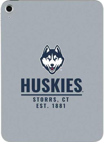 Skinit Decal Tablet Skin Compatible with iPad 11th Gen (2025) - Officially Licensed University of Connecticut UConn Logo Design in Kuwait