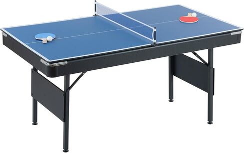 3 في 1 حمام سباحة Ping Pong Cining Combo ، 65.75in قابلة للطي البلياردو/تنس الطاولة ، لعبة متعددة للأطفال البالغين ، مع بلياردو والبليارد وملحقات الحاويات التنس in Kuwait