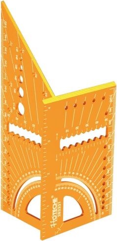Hoteche 7-in-1 150mm 3D Multi-Angle Measuring Square Aluminum Alloy Miter Triangle Carpenter Ruler High Precision Hole Scribing Woodworking Tools in Saudi Arabia