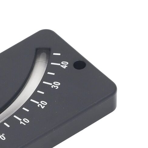مقياس الميل إلى 40 إلى 40 درجة مع قراءة واضحة ، مقياس الميل لزاوية Clinomer Clope مؤشر مع ثقب التثبيت لاختبار الزاوية الصغيرة ، cryfokthbqr3n627t in Saudi Arabia