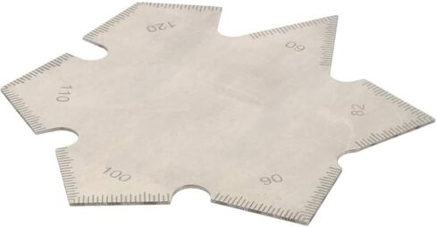 SPI 13-719-0 Countersink Angle Gage: 60°, 82°, 90°, 100°, 110°, and 120° Angles in Saudi Arabia