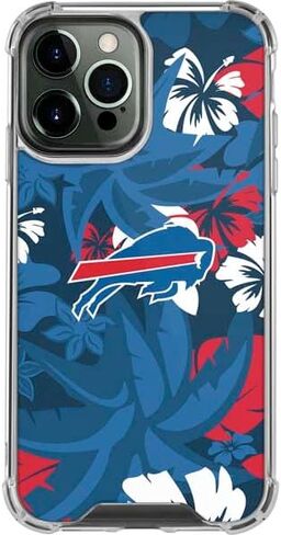 Skinit Clear Phone Case متوافق مع iPhone 13 Pro Max - تصميم طباعة استوائية مرخصة in Saudi Arabia