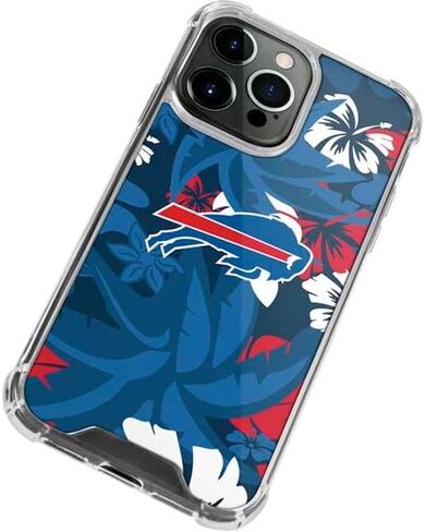 Skinit Clear Phone Case متوافق مع iPhone 13 Pro Max - تصميم طباعة استوائية مرخصة in Saudi Arabia