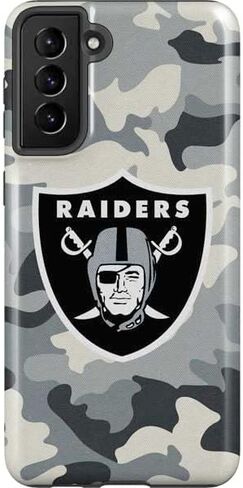 علبة Skinit Pro Phone متوافقة مع Galaxy S21 Fe - تصميم NFL Las Vegas المرخص رسميًا in Saudi Arabia