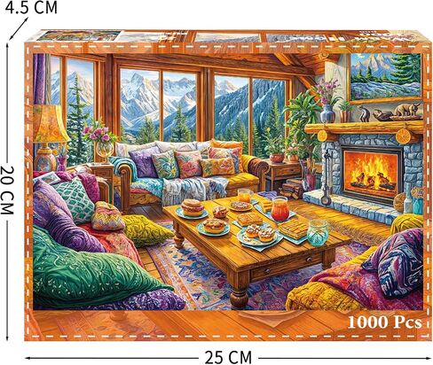 Forest House Puzzles for Adults 1000 Piece, Jigsaw Puzzles for Adults, Adult Challenging Game Toys, Impossible Puzzle, Family Decoration Puzzle in Saudi Arabia