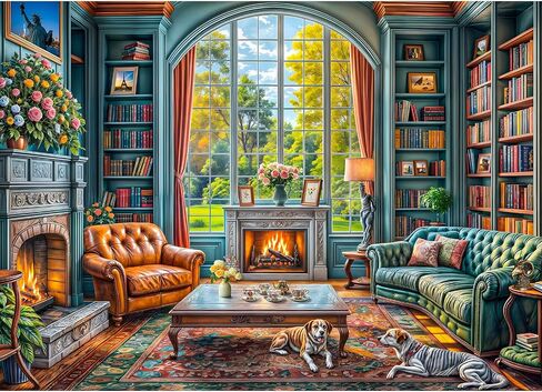 Forest House Puzzles for Adults 1000 Piece, Jigsaw Puzzles for Adults, Adult Challenging Game Toys, Impossible Puzzle, Family Decoration Puzzle in Saudi Arabia